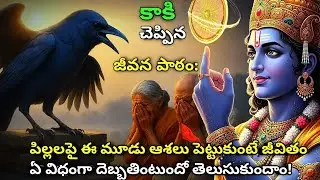 కాకి చెప్పిన జీవన పాఠం: పిల్లలపై ఈ మూడు ఆశలు పెట్టుకుంటే జీవితం ఏ విధంగా దెబ్బతింటుందో తెలుసుకుందాం!