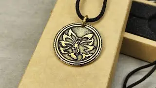 Brass Pendant Coin 