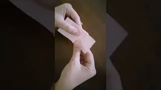 How to make origami heart with message | Easy origami | Crafts from heart #shorts