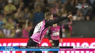 Todd Murphy 3 wickets vs Adelaide Strikers| 45th Match - Sydney Sixers vs Adelaide Strikers