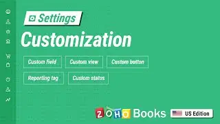 Customization with Zoho Books