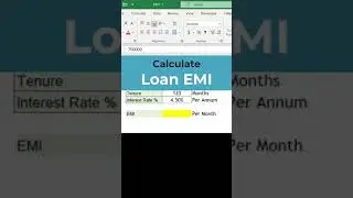 EMI calculation for Home Loan