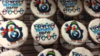 BMW Winter Penguin Corporate Cookies