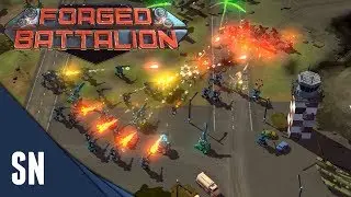 NEW C&C Generals type RTS! Forged Battalion - Campaign Gameplay #1