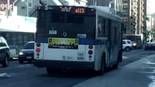 Orion VII OG Hybrid Black Back 3757 Q113 LIMITED Bus@Parsons Boulevard/Hillside Avenue