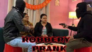 SCARIEST ROBBERY PRANK😱|BARITE CHOOR ESECHE😰|GHAR PE DAKU AGAYE😱