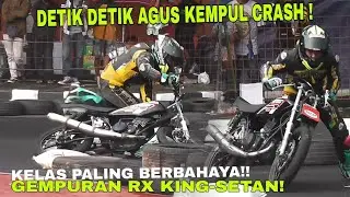 DETIK-DETIK Pembalap Top CRASH !! race RX King STD bobok manahadap road race Manahan Solo