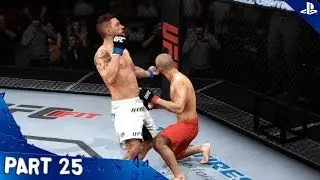 EA Sports UFC - Walkthrough - Part 25 - Career | Tarec Saffiedine (PS4 HD) [1080p]
