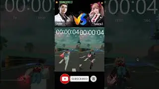 Free Fire 🔥 Skyler vs Caroline Ability Test | Who is Best? 😱 #shorts #freefire #viral