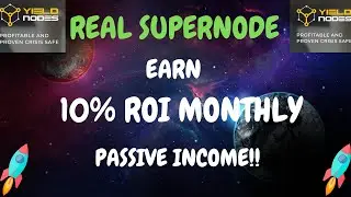 HOW TO MAKE PASSIVE INCOME YIELD NODES 10% A MONTH ROI $$$