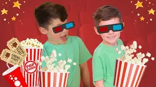 James and Tyler 3D MOVIE! | Movie Theater for Kids | 3D Cinema Experience | Video Game Movies
