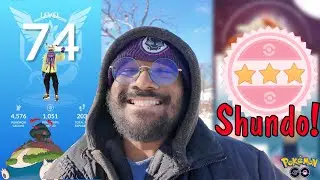 Reaching Level 74 & Getting Another Shundo In Pokemon GO! We Finally Hit 1k Subs Thank You!