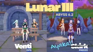 F2P abyss floor 12 Venti DPS + Ayaka Freeze