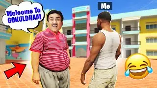 I Met JETHALAL at GOKULDHAM SOCIETY in GTA 5! | In Association with Khelraja