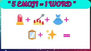 5 Emojis, 1 Word — Your Brain Has Only 10 Seconds! 😵‍💫⏱️#5 Emojis,1 Word#emojichallenge #braintest