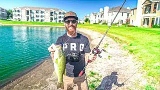 FISHING URBAN DALLAS APARTMENTS FOR BIG BASS 🔥