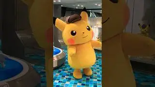 Detective Pikachu Mascot Appearance | POK&Eacute;MON CENTER SINGAPORE #Singapore