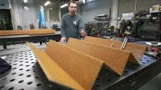 Perforated Ribbon Stair Fabrication
