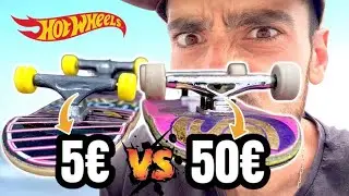 ❌ HOT WHEELS FINGER SKATE VS FINGERBOARD PROFESIONAL ✅ Tech Deck 🎯