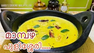 വളരെ എളുപ്പത്തിൽ മാമ്പഴ പുളിശ്ശേരി തയ്യാറാക്കിയാലോ | Aaru&lsquo;s cooking malayalam 