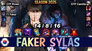 T1 Faker SYLAS vs SYNDRA Mid - Patch 25.11 KR Ranked | lolrec