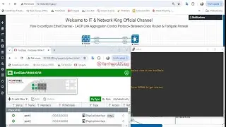 How to configure EtherChannel - LACP  - Between Cisco Router & FortiGate Firewall