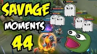 Mobile Legends OMG SAVAGE Moments 44 [TOP MOMENTS AND 300IQ]