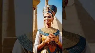 AI Brings the Beautiful Egyptian Queen Nefertiti to Life #ai #aigenerated #egypt #nefertiti #shorts