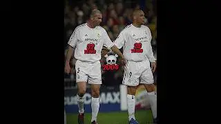 ZIDANE X RONALDO9 #footballshorts #iconic #shorts