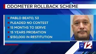 Providence man pleads no contest in odometer rollback scheme