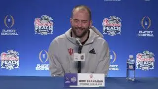 Mike Shanahan previews IU's matchup against Oregon in CFP semifinal at the Chick-fil-A Peach Bowl