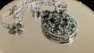 18k White Gold 9.16ct Alexandrite & VS Diamonds Necklace
