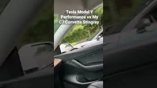 Tesla Model Y Performance vs C7 Corvette Stingray