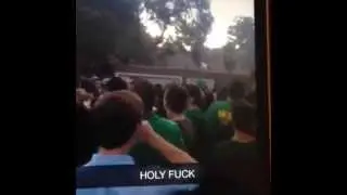 St Fratty's Day Cal Poly SLO Roof Collapse Best Angle