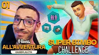 Posso creare il BAMBINO pi&ugrave; FORTE di the sims 4? SUPERBIMBO CHALLENGE #01