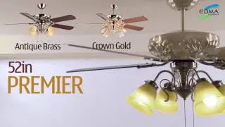 MT.EDMA 52in Premier Ceiling Fan