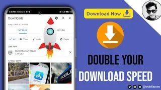 Get faster Download Speed on Google Chrome | Trick 2021 | TechFlames