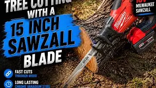15-Inch Sawzall Blade VS Fallen Pine Tree 🌲 | Amazon Tool Review