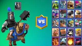 PRÍNCIPE OSCURO vs TODAS LAS CARTAS | OBJETIVOS TERRESTRES | Clash Royale