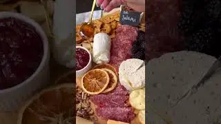 Easy charcuterie board - Healthy snack.