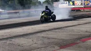 Bmw s1000rr stock motor 1/4 mile 9.1 drag