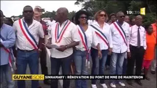 Sinnamary: rénovation du pont de Mme De Maintenon - Guyane 1ère