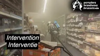 Feu dans un magasin