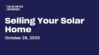 Selling Your Solar Home