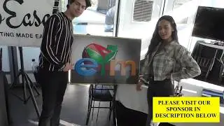 Niko Guardado and Emily Tosta at the GBK and La Peer Pre Globes Luxury Lounge in West Hollywood