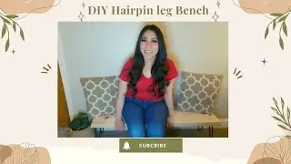 DIY Hairpin leg bench | ✨Do it in a Day✨ | *Under $60*
