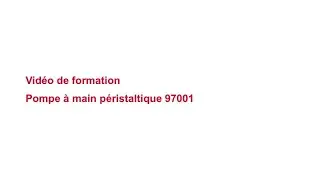 Guide d&rsquo;utilisation &eacute;quipement LOCTITE : Pompe &agrave; Main P&eacute;ristaltique 97001 & 98414