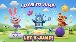 I Love to Jump! 🐰✨ | Fun Kids’ Music for Energetic Little Ones | Giggle Notes Ruby