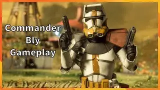 Commander Bly Gameplay Star Wars Battlefront 2