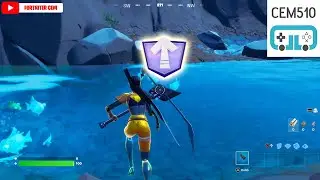 Collect Level Up Token north of Command Cavern Fortnite Omega Knight Quests Week 4